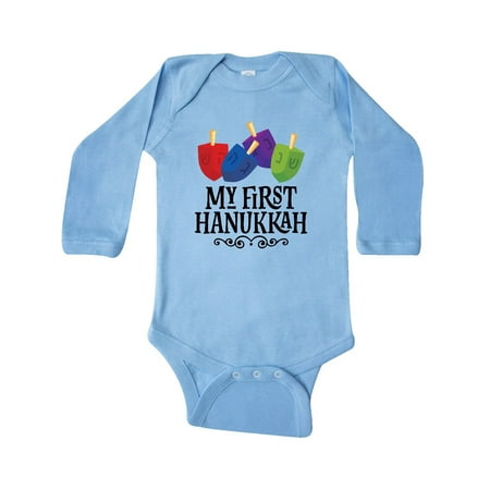 Inktastic First Hanukkah Childs Dreidel Gift Baby Boy or Baby Girl Long Sleeve Bodysuit
Inktastic First Hanukkah Childs Dreidel Gift Baby Boy or Baby Girl Long Sleeve Bodysuit