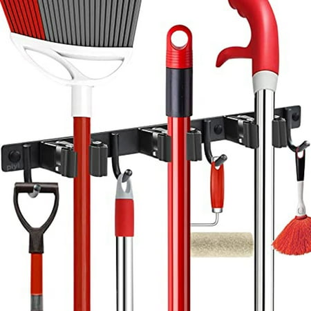 Wall Mounted Broom Mop Holder Heavy Duty Tool Organizer Storage Wall Hooks for Garden Lanudry Garage Houseware Organization
Wall Mounted Broom Mop Holder Heavy Duty Tool Organizer Storage Wall Hooks for Garden Lanudry Garage Houseware Organization
