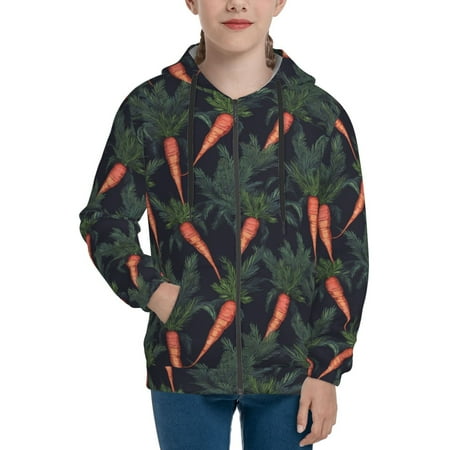 Hoodies for Women leaf Carrot Pattern Long Sleeve Sweatshirt Drawstring Zip Up Hoodie with Pockets Teen Girl Clothes
Hoodies for Women leaf Carrot Pattern Long Sleeve Sweatshirt Drawstring Zip Up Hoodie with Pockets Teen Girl Clothes