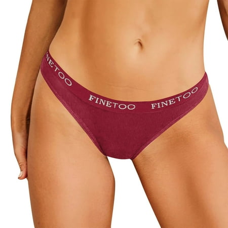 

Zuwimk Womens Panties Sexy Women s Micro Thong String Breakaway Adjustable Very Low Rise Wine XXL