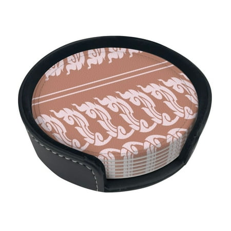 Round Pu Leather Coaster Seamless Pattern Background Heat - Resistant Beverage Cup Mat-Fancy Decor For Kitchen Office Dining Room Table - Drink Protector 6-Slice
Round Pu Leather Coaster Seamless Pattern Background Heat - Resistant Beverage Cup Mat-Fancy Decor For Kitchen Office Dining Room Table - Drink Protector 6-Slice