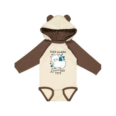 Inktastic This Llama Loves His Titi with Blue Hearts Gift Baby Boy Long Sleeve Bodysuit
Inktastic This Llama Loves His Titi with Blue Hearts Gift Baby Boy Long Sleeve Bodysuit
