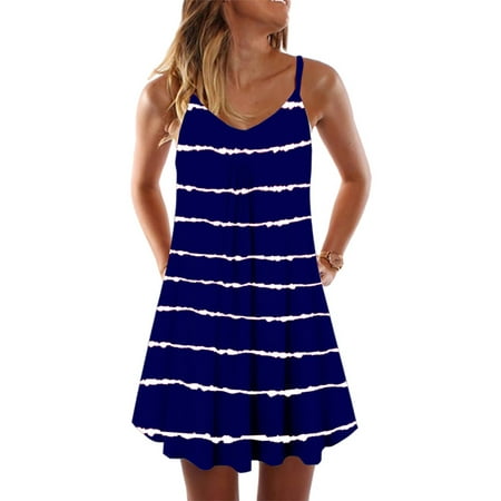 UKAP Women Stripe Nightgown Casual Sleeveless Nightshirt V Neck Pleated Swing Dress Loose Lounge Pajamas Sleep Dress
UKAP Women Stripe Nightgown Casual Sleeveless Nightshirt V Neck Pleated Swing Dress Loose Lounge Pajamas Sleep Dress
