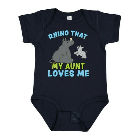 Inktastic Rhino That My Aunt Loves Me with Cute Rhinos Gift Baby Boy or Baby Girl Bodysuit
Inktastic Rhino That My Aunt Loves Me with Cute Rhinos Gift Baby Boy or Baby Girl Bodysuit