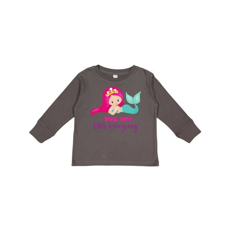 Inktastic Cute Mermaid Pink Hair Crown You Are Mermazing Gift Toddler Toddler Girl Long Sleeve T-Shirt
Inktastic Cute Mermaid Pink Hair Crown You Are Mermazing Gift Toddler Toddler Girl Long Sleeve T-Shirt