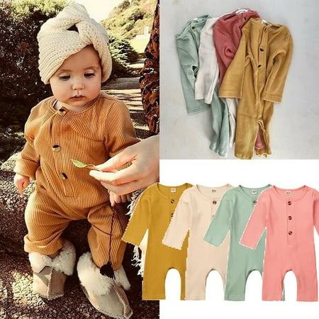 Newborn Baby Boy Girl Long Sleeve Rompers Jumpsuit Solid Color Bodysuit Clothing 1Pcs Outfits 0-18M
Newborn Baby Boy Girl Long Sleeve Rompers Jumpsuit Solid Color Bodysuit Clothing 1Pcs Outfits 0-18M