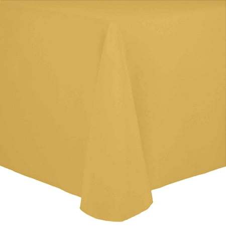 Ultimate Textile (3 Pack) Cotton-feel 108 x 132-Inch Rectangular Tablecloth - for Wedding and Banquet Hotel or Home Fine Dining use Gold
Ultimate Textile (3 Pack) Cotton-feel 108 x 132-Inch Rectangular Tablecloth - for Wedding and Banquet Hotel or Home Fine Dining use Gold