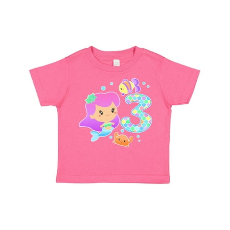 Inktastic Third Birthday Mermaid with Fish and Crab Gift Toddler Toddler Girl T-Shirt
Inktastic Third Birthday Mermaid with Fish and Crab Gift Toddler Toddler Girl T-Shirt