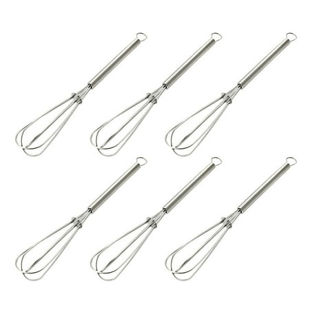 6pcs Stainless Steel Mini Egg Beater Hand Cream Whisk Spring Handle Blender Mixer Kitchen Gadget
6pcs Stainless Steel Mini Egg Beater Hand Cream Whisk Spring Handle Blender Mixer Kitchen Gadget