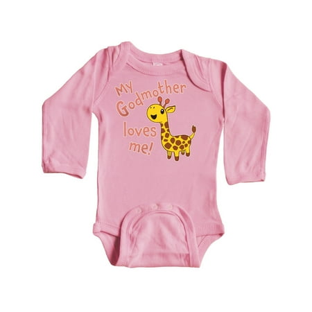 Inktastic My Godmother Loves Me- Cute Giraffe Gift Baby Boy or Baby Girl Long Sleeve Bodysuit
Inktastic My Godmother Loves Me- Cute Giraffe Gift Baby Boy or Baby Girl Long Sleeve Bodysuit