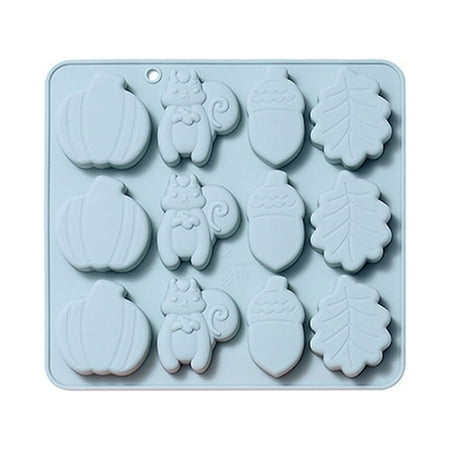 HAFNFUE 12 Even Squirrels Leaves Pumpkins Autumn Theme Silica Gel Mould Baking Chocolate Cake Mould Mould for Baking Shapes
HAFNFUE 12 Even Squirrels Leaves Pumpkins Autumn Theme Silica Gel Mould Baking Chocolate Cake Mould Mould for Baking Shapes