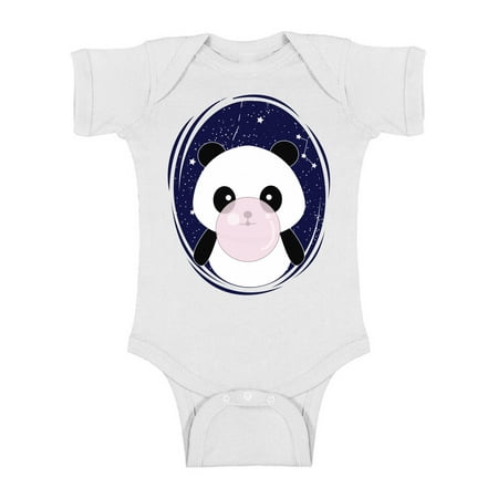 Baby Tees - NB 6M 12M 18M 24M - Panda Romper