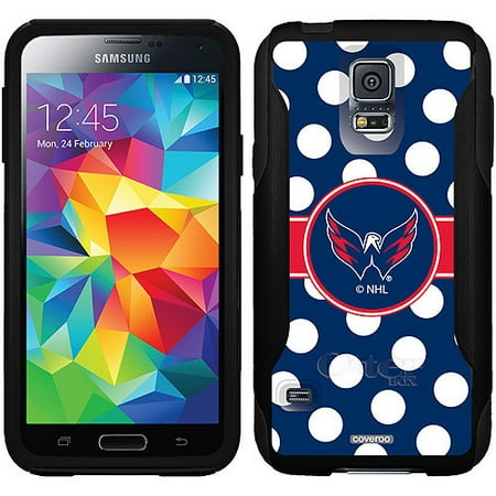 Washington Capitals Polka Dots Design on OtterBox Commuter Series Case for Samsung Galaxy S5