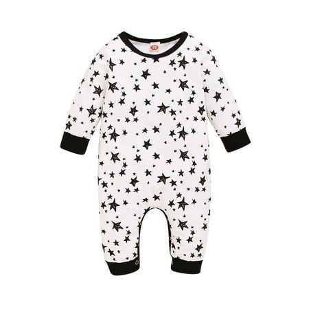 Newborn Baby Girl Clothes Baby Girl Romper Jumpsuit Long Sleeve Round Neckline Jumpsuit Baby Girl One-piece Jumpsuit White 3-6 Months
Newborn Baby Girl Clothes Baby Girl Romper Jumpsuit Long Sleeve Round Neckline Jumpsuit Baby Girl One-piece Jumpsuit White 3-6 Months