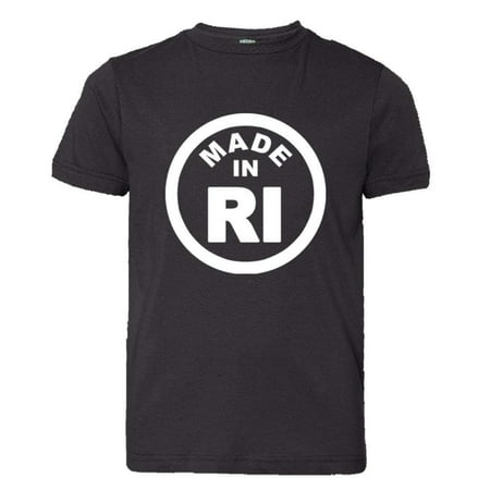 PleaseMeTees™ Youth From Born Made In Rhode Island RI Logo Label HQ Tee