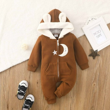 EQWLJWE Spring And Autumn Infant Toddler Baby Embroidered Clouds Stars Moon Long Sleeve Hooded Romper Jumpsuit Bodysuit Girls Harness Holiday Clearance
EQWLJWE Spring And Autumn Infant Toddler Baby Embroidered Clouds Stars Moon Long Sleeve Hooded Romper Jumpsuit Bodysuit Girls Harness Holiday Clearance