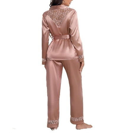 2pcs Set Elegant Shawl Collar PJ Pant Sets Long Sleeve Dusty Pink Women s Pajama Sets (Women s)
2pcs Set Elegant Shawl Collar PJ Pant Sets Long Sleeve Dusty Pink Women s Pajama Sets (Women s)