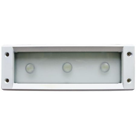 Dabmar Lighting LV-LED622-W 9W 12V Cast Aluminum Recessed Open Face Brick Step Wall Light White
Dabmar Lighting LV-LED622-W 9W 12V Cast Aluminum Recessed Open Face Brick Step Wall Light White
