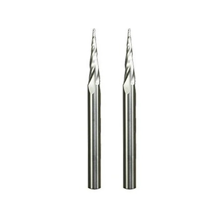 Freud Genuine 6.2° x 1/32 Tapered Ball Tip Router Bit With 1/4 Shank 2-Pack # 72-300-2PK
Freud Genuine 6.2° x 1/32 Tapered Ball Tip Router Bit With 1/4 Shank 2-Pack # 72-300-2PK