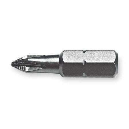 2Pack ZoroSelect 906641-PR Insert Bit SAE 1/4 Hex #2/#2 1 PK2