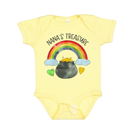 Inktastic Nana s Treasure St. Patrick s Day Rainbow and Gold Gift Baby Boy or Baby Girl Bodysuit
Inktastic Nana s Treasure St. Patrick s Day Rainbow and Gold Gift Baby Boy or Baby Girl Bodysuit