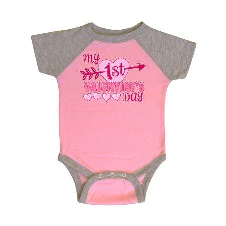 Inktastic My First Valentine s Day with Pink Heart and Arrow Gift Baby Boy or Baby Girl Bodysuit
Inktastic My First Valentine s Day with Pink Heart and Arrow Gift Baby Boy or Baby Girl Bodysuit