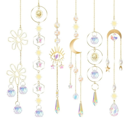 6 Pack Suncatcher Crystal Sun Catcher Crystal Pendant Lighting Pendant Garden Decoration Chandelier Shadow Wind Chime
6 Pack Suncatcher Crystal Sun Catcher Crystal Pendant Lighting Pendant Garden Decoration Chandelier Shadow Wind Chime