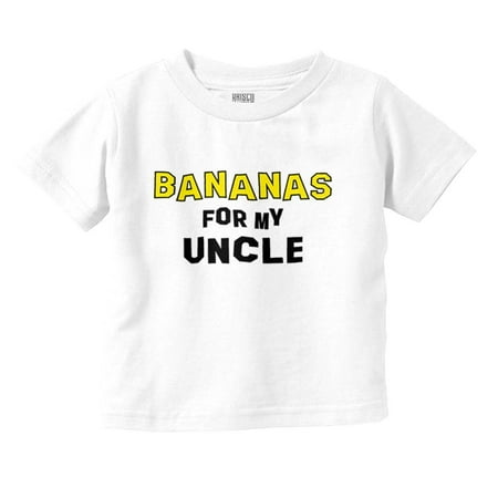 Bananas For My Uncle Niece Nephew Toddler Boy Girl T Shirt Infant Toddler Brisco Brands 2T
Bananas For My Uncle Niece Nephew Toddler Boy Girl T Shirt Infant Toddler Brisco Brands 2T