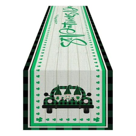 LYCAQL Table Runners St. Patricks s Day Table Flag Linen Truck Table Runner Simple And Generous Grease Resistants 13 X 72
LYCAQL Table Runners St. Patricks s Day Table Flag Linen Truck Table Runner Simple And Generous Grease Resistants 13 X 72