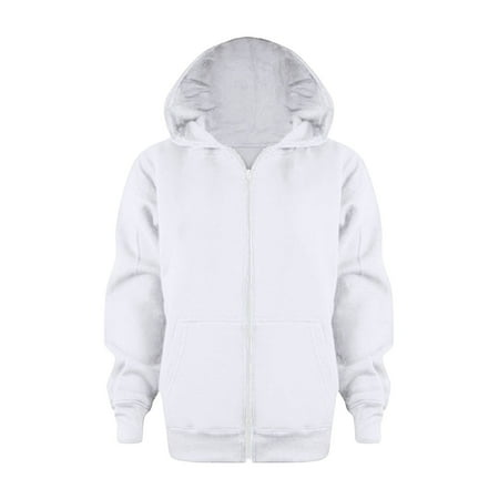 MIASHUI Unisex Hoodie Sweatshirt Solid Color Zip Up Coat Long Sleeve Top White 3-4 Years
MIASHUI Unisex Hoodie Sweatshirt Solid Color Zip Up Coat Long Sleeve Top White 3-4 Years