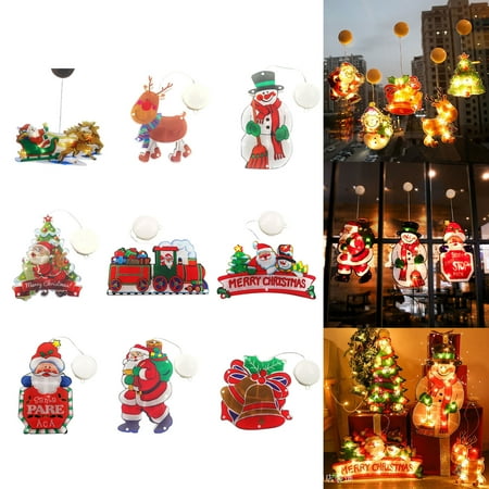 Corashan Led Christmas Sucker Lights Shop Window Decoration Old Man Elk Bells Snowman Night Lights
Corashan Led Christmas Sucker Lights Shop Window Decoration Old Man Elk Bells Snowman Night Lights