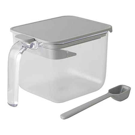 MARNA Seasoning Pot Wide Gray Good Lock Container with Moisture Prevention Packing K775GY// Hand
MARNA Seasoning Pot Wide Gray Good Lock Container with Moisture Prevention Packing K775GY// Hand