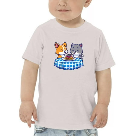 Corgi N Kitten Eating Spaguetti T-Shirt Toddler -Image by Shutterstock 4 Toddler
Corgi N Kitten Eating Spaguetti T-Shirt Toddler -Image by Shutterstock 4 Toddler