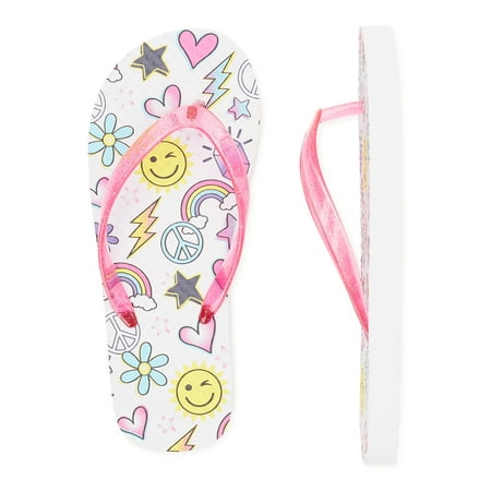 Wonder Nation Little Girls and Big Girls Feat Flip Flops