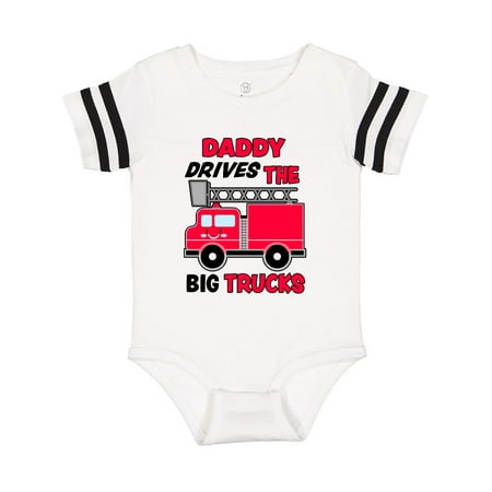 Inktastic Daddy Drives The Big Trucks with Fire Truck Gift Baby Boy or Baby Girl Bodysuit
Inktastic Daddy Drives The Big Trucks with Fire Truck Gift Baby Boy or Baby Girl Bodysuit
