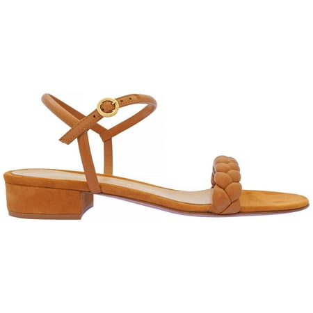 Gianvito Rossi Ladies Cruz 20 Sienna Nappa Sandals Brand Size 37 ( US Size 7 )