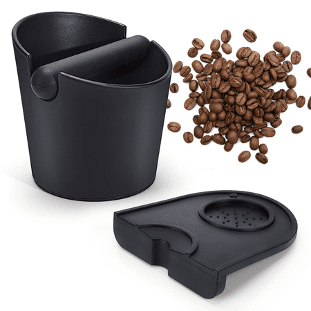 Allnice Espresso Knock Box and Espresso Tamper Mat Shock-Absorbent Knock Box with Removable Knock Bar and Non-Slip Base Food Safe Silicone Coffee Tamper Mat
Allnice Espresso Knock Box and Espresso Tamper Mat Shock-Absorbent Knock Box with Removable Knock Bar and Non-Slip Base Food Safe Silicone Coffee Tamper Mat