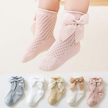 Waroomhouse 1 Pair Infant Socks Anti-slip Comfortable Breathable Bow Cotton Mesh Newborn Ankle Socks for Spring/Summer
Waroomhouse 1 Pair Infant Socks Anti-slip Comfortable Breathable Bow Cotton Mesh Newborn Ankle Socks for Spring/Summer