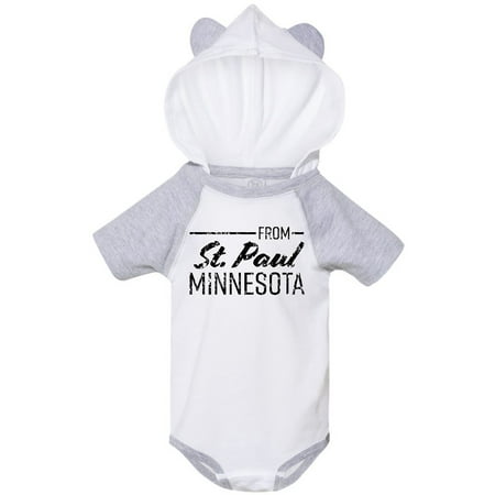 Inktastic From St. Paul Minnesota in Black Distressed Text Gift Baby Boy or Baby Girl Bodysuit
Inktastic From St. Paul Minnesota in Black Distressed Text Gift Baby Boy or Baby Girl Bodysuit