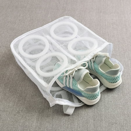 GXSR Portable Shoe Washing Protector in Washer Machine Hanging Mesh Laundry Wash Bag Travel Sneaker Bags with Handles
GXSR Portable Shoe Washing Protector in Washer Machine Hanging Mesh Laundry Wash Bag Travel Sneaker Bags with Handles