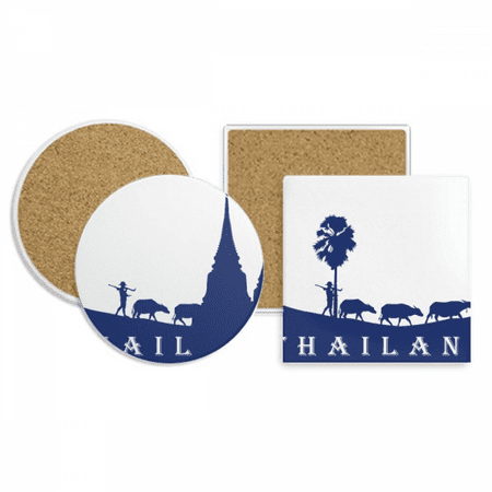 Kingdom of Thailand Culture Coaster Cup Mug Holder Absorbent Stone Cork Base Set
Kingdom of Thailand Culture Coaster Cup Mug Holder Absorbent Stone Cork Base Set
