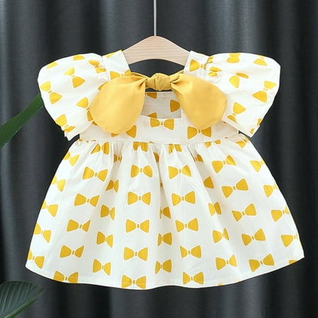 ADXFWORU Toddler Baby Girls Dress Summer Bohemia Ruffle Bowknot Short Puff Sleeve Casual A Line Backless Dresses Party Clothes
ADXFWORU Toddler Baby Girls Dress Summer Bohemia Ruffle Bowknot Short Puff Sleeve Casual A Line Backless Dresses Party Clothes