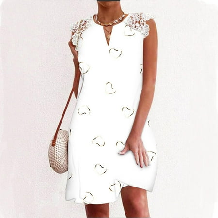 Women s Casual Dresses Tank Style V Neck Short Dress Floral Printed Sleeveless Beach Dresses Mini Dress for Summer
Women s Casual Dresses Tank Style V Neck Short Dress Floral Printed Sleeveless Beach Dresses Mini Dress for Summer