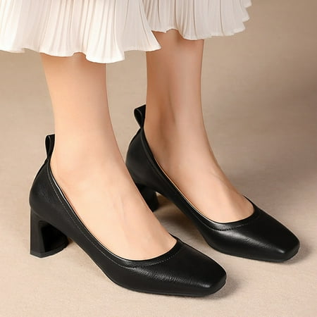 Cathalem Women Slingback Sandals Fashion Women s Shoes Single Shoes Solid Color Pointed Thick Heels Casual Shoes Women Low Heel Black 7
Cathalem Women Slingback Sandals Fashion Women s Shoes Single Shoes Solid Color Pointed Thick Heels Casual Shoes Women Low Heel Black 7