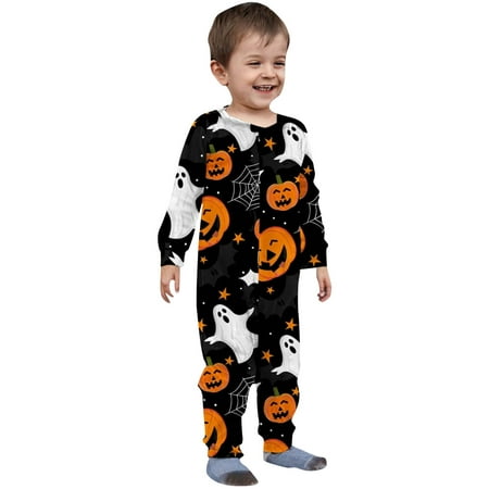 EFGYYF Matching Halloween Pajamas for Kids Parent Child Outfit Pumpkin Print Dress Hooded Zipper Home Jumpsuit (baby) Black-A 18M
EFGYYF Matching Halloween Pajamas for Kids Parent Child Outfit Pumpkin Print Dress Hooded Zipper Home Jumpsuit (baby) Black-A 18M