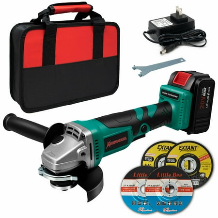 Kinswood Tools 20V Lithium-Ion Cordless 4-1/2” / 5 cut-off/angle grinder tool set 
Kinswood Tools 20V Lithium-Ion Cordless 4-1/2” / 5 cut-off/angle grinder tool set