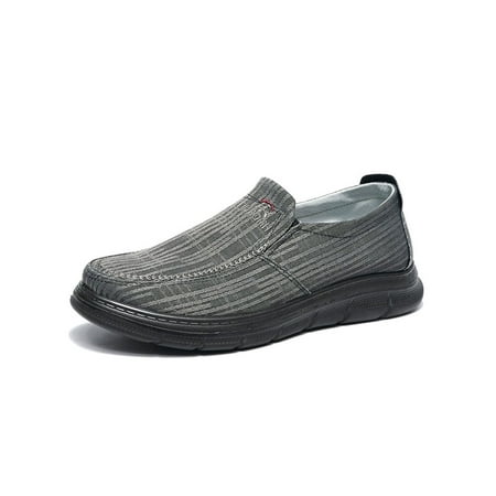Daeful Man s Casual Shoes Canvas Loafers Comfort Boat Shoe Non-Slip Slip On Sneakers Men Classic Flats Dark Gray-A 9
Daeful Man s Casual Shoes Canvas Loafers Comfort Boat Shoe Non-Slip Slip On Sneakers Men Classic Flats Dark Gray-A 9