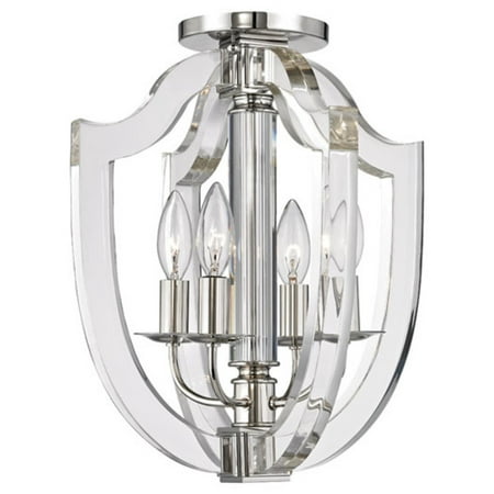 Hudson Valley Lighting 6500 Arietta 4 Light 13 Wide Semi-Flush Ceiling Fixture - Nickel
Hudson Valley Lighting 6500 Arietta 4 Light 13 Wide Semi-Flush Ceiling Fixture - Nickel