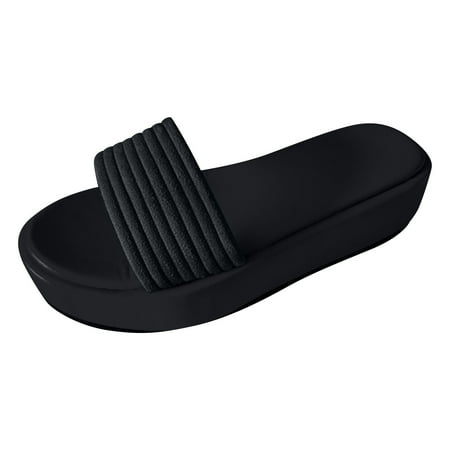 

Women s Summer Beach Platform Wedge Slide Sandals Clearance Sales Women s Flat Shoes Ladies Thick Bottom Sandals Summer Causal Slippers