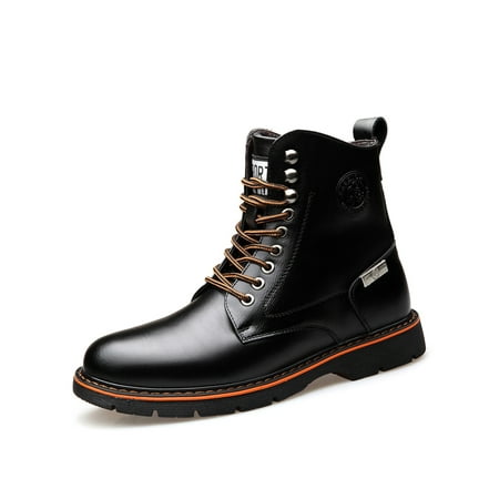 Zodanni Men Casual Leather Boot Office Comfortable Round Toe Fashion Ankle Booties Black 7
Zodanni Men Casual Leather Boot Office Comfortable Round Toe Fashion Ankle Booties Black 7